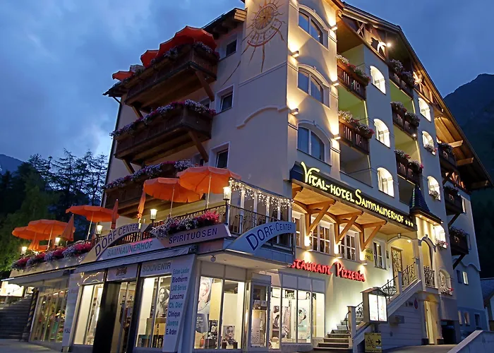 Отель Samnaunerhof Vital-hotel Замнаун